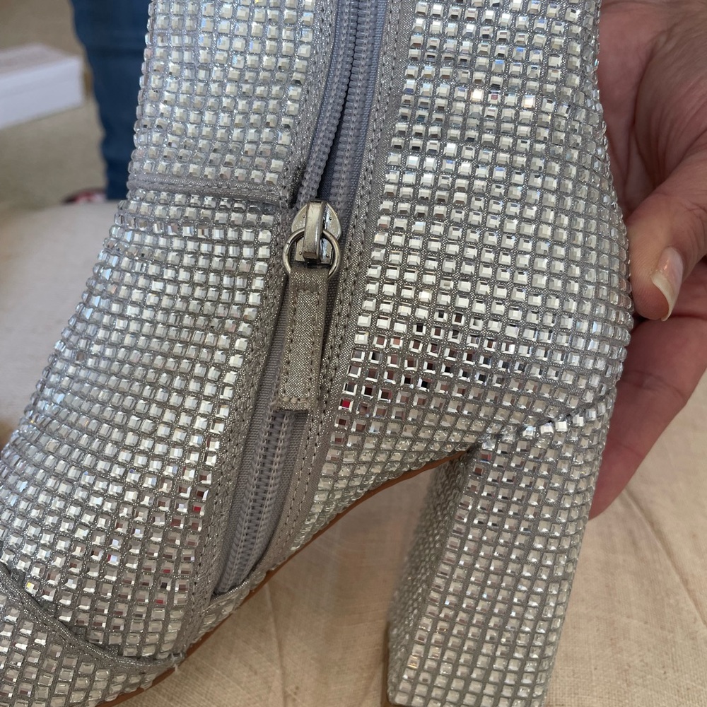 Steve Madden Rhinestone Booties 5 - Picture 5 of 7